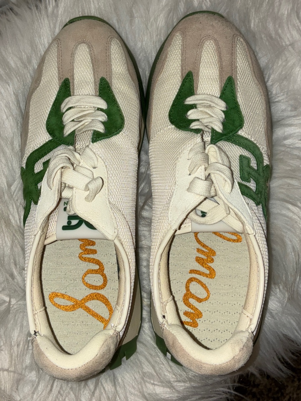 New Sam Edelman Langley Color Block Suede Mesh Signature Logo Retro Sneakers 7.5 - Picture 7 of 15